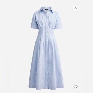 NWT J. Crew Cotton Shirt Dress